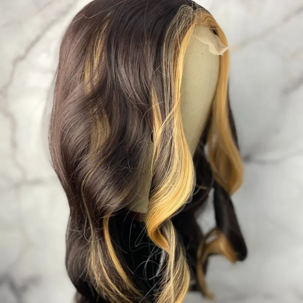 Highlight Blonde Wavy Wig